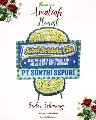 Papan Bunga Duka di Barabali