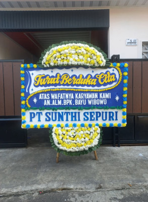 Papan Bunga Duka di Barabali